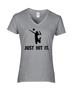 Epic Ladies Volleyball Hit It V-Neck Graphic T-Shirts