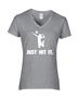 Epic Ladies Volleyball Hit It V-Neck Graphic T-Shirts