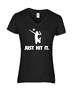 Epic Ladies Volleyball Hit It V-Neck Graphic T-Shirts