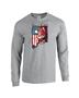 Epic 'Merica Volleyball Long Sleeve Cotton Graphic T-Shirts