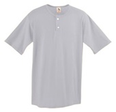 Youth Two-Button Baseball Jerseys (Ash,Heather,Kelly,Sky,Maroon,Silver,White)