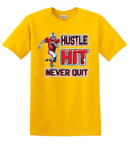 Epic Adult/Youth Football Hustle Cotton Graphic T-Shirts | Epic Sports