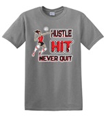 Epic Adult/Youth Volleyball Hustle Cotton Graphic T-Shirts