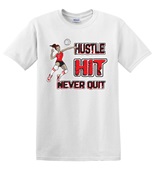 Epic Adult/Youth Volleyball Hustle Cotton Graphic T-Shirts