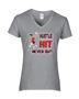 Epic Ladies Volleyball Hustle V-Neck Graphic T-Shirts