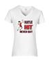 Epic Ladies Volleyball Hustle V-Neck Graphic T-Shirts