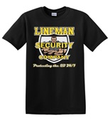 Epic Adult/Youth Lineman Security Cotton Graphic T-Shirts