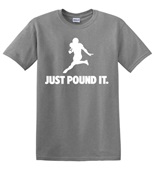 Epic Adult/Youth Just Pound It Dark Cotton Graphic T-Shirts
