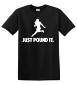 Epic Adult/Youth Just Pound It Dark Cotton Graphic T-Shirts