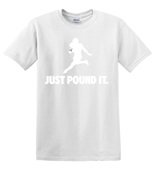 Epic Adult/Youth Just Pound It Dark Cotton Graphic T-Shirts