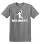 Epic Adult/Youth Just Shoot It Dark Cotton Graphic T-Shirts