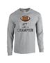 Epic Football Champion Long Sleeve Cotton Graphic T-Shirts
