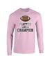 Epic Football Champion Long Sleeve Cotton Graphic T-Shirts