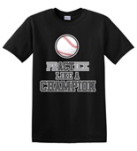 Epic Adult/Youth Baseball Champion Cotton Graphic T-Shirts