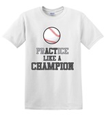 Epic Adult/Youth Baseball Champion Cotton Graphic T-Shirts