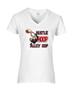Epic Ladies Hustle Hoop V-Neck Graphic T-Shirts