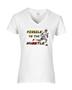 Epic Ladies Missile Whistle V-Neck Graphic T-Shirts