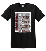 Epic Adult/Youth Legend, My Husband Cotton Graphic T-Shirts