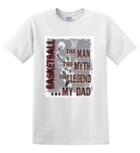Epic Adult/Youth The Legend, My Dad Cotton Graphic T-Shirts