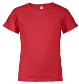 Youth Short Sleeve T Shirt, 5.5 oz Pre-Shrunk Cotton (Navy,Royal,Apple,Safety Orange,Red,Cardinal) F23 - BRIGHT CARDINAL Primary