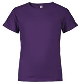 Youth Short Sleeve T Shirt, 5.5 oz Pre-Shrunk Cotton (Navy,Royal,Apple,Safety Orange,Red,Cardinal) P39 - NEW PURPLE Primary