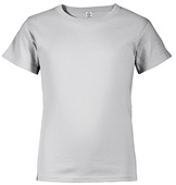 Youth Short Sleeve T Shirt, 5.5 oz Pre-Shrunk Cotton (Navy,Royal,Apple,Safety Orange,Red,Cardinal) ECM - STEEL Primary
