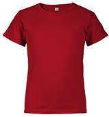 Youth Short Sleeve T Shirt, 5.5 oz Pre-Shrunk Cotton (Navy,Royal,Apple,Safety Orange,Red,Cardinal)