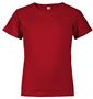 Youth Short Sleeve T Shirt, 5.5 oz Pre-Shrunk Cotton (Navy,Royal,Apple,Safety Orange,Red,Cardinal) R9N - ATHLETIC RED Primary