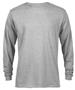 Adult 5.5 oz.Pre-Shrunk Cotton Rib Collar & Cuffs Long Sleeve Tee Shirt