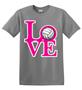 Epic Adult/Youth Volleyball Love Cotton Graphic T-Shirts