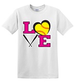 Epic Adult/Youth Softball Ball Cotton Graphic T-Shirts