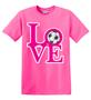 Epic Adult/Youth Soccer Love Cotton Graphic T-Shirts