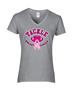 Epic Ladies Breast Cancer V-Neck Graphic T-Shirts
