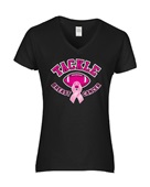 Epic Ladies Breast Cancer V-Neck Graphic T-Shirts