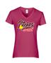 Epic Ladies Pitches Be Crazy V-Neck Graphic T-Shirts