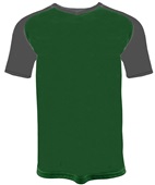 Adult & Youth V-Neck Raglan Short Sleeve Tee Shirt or Baseball Jersey