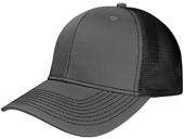 NV Caps Twill Mesh Adjustable SnapBack Baseball Trucker Caps CHARCOAL/BLACK Primary