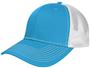 NV Caps Twill Mesh Adjustable SnapBack Baseball Trucker Caps CYAN/WHITE Primary