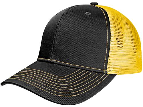 thumbnail image 2 of Men's Solid Foam Trucker Hat - Adjustable Snapback Mesh Back, Army Green 2 of 6