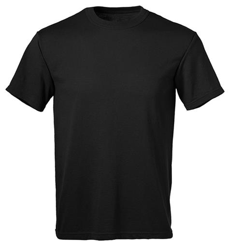 Soffe Adult USA 50/50 Military Tee 3-Pack M280-3 BLACK - 001 