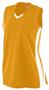 Girls' Wicking Mesh Sleeveless Volleyball/Basketball Jersey GOLD/ WHITE Primary