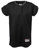 Womens Girls 2-Button Designated Hitter Softball Jersey