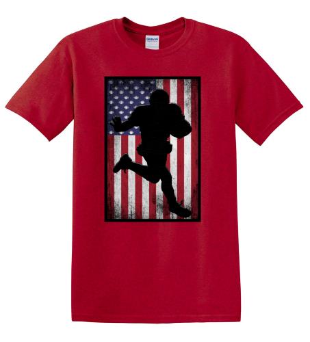 Epic Adult/Youth Football Flag Cotton Graphic T-Shirts Epic Sports - Main Image