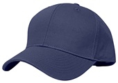 Mid-Crown, Cotton Crown & Visor, Adjustable Snap Back Sports Cap (NAVY)