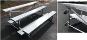 PEVO Tip-N-Roll 3 Row Bleachers