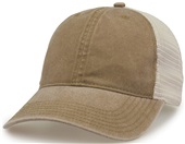 The Game Pigment Dyed Twill & Soft Trucker Cap GB460