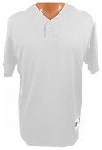 Adult Youth One Button, White Collar Piping Baseball Jerseys