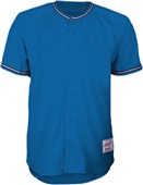 Adult Youth Double Knit Full Button Baseball Jerseys