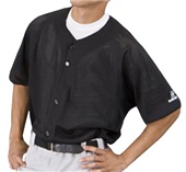 Adult Youth Polyester Mesh Full Button Baseball Jerseys