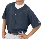 Adult Youth Polyester Mesh Full Button Baseball Jerseys
